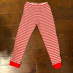 Tucker +Tate kids red and white stripped pj pants size 8